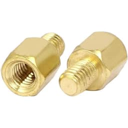 M2/M2.5/M3/M4 Coppers Brass Pillars Standoff Circuit Spacer PCB Board Nut Screws Hex Round Single Cylinder Head/Hexagon pillar