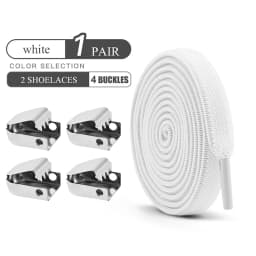 No Tie Shoelaces Elastic Outdoor Leisure Sneakers Quick Safety Flat Shoelace Kids And Adult Unisex Lazy laces
