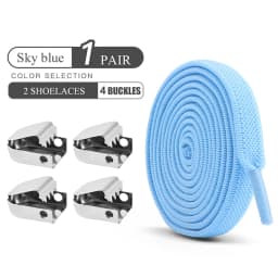 No Tie Shoelaces Elastic Outdoor Leisure Sneakers Quick Safety Flat Shoelace Kids And Adult Unisex Lazy laces