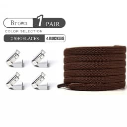 No Tie Shoelaces Elastic Outdoor Leisure Sneakers Quick Safety Flat Shoelace Kids And Adult Unisex Lazy laces
