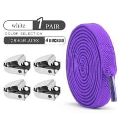No Tie Shoelaces Elastic Outdoor Leisure Sneakers Quick Safety Flat Shoelace Kids And Adult Unisex Lazy laces