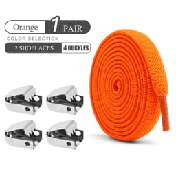 No Tie Shoelaces Elastic Outdoor Leisure Sneakers Quick Safety Flat Shoelace Kids And Adult Unisex Lazy laces