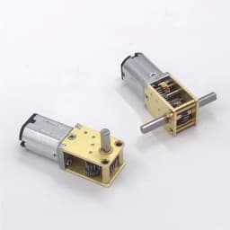 Mini N20 All Metal Gear Motor DC 3V-12V 4RPM-381RPM Slow Speed High Torque Dual Axis Engine Worm Reduction Motor Smart Robot Car
