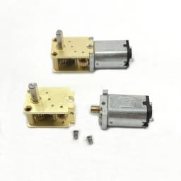 Mini N20 All Metal Gear Motor DC 3V-12V 4RPM-381RPM Slow Speed High Torque Dual Axis Engine Worm Reduction Motor Smart Robot Car