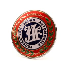 JAF Front Grill Badge Japan Automobile Federation Badge Sticker Emblem Decal JDM Car Accessories