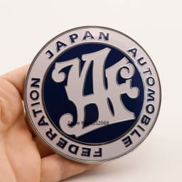 JAF Front Grill Badge Japan Automobile Federation Badge Sticker Emblem Decal JDM Car Accessories