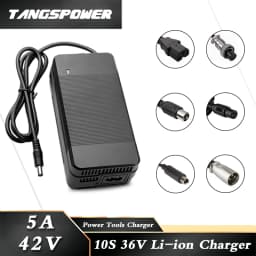 42V 5A Li-ion Battery Charger 10S 36V Lithium Battery Pack Fast Charging Electric Product Charger With Cooling Fan High Quality