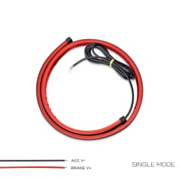 100cm Car Rear Third Brake Light LED Strip Multi-mode Warning Lights LED Decorative Lights Turn Signal Flexible Stop Lamp Bar
