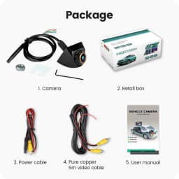 GreenYi AHD 1920x1080P Car Rear View Camera 170° Fisheye Golden Lens Full HD Night Vision Vehicle Reversing Front Cameras G899