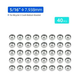 Bicycle Carbon Steel Loose Ball Bearing for Bottom Bracket Hub Headset Use MTB Road Bike Accessories 144/20pcs
