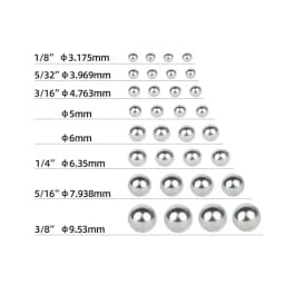 Bicycle Carbon Steel Loose Ball Bearing for Bottom Bracket Hub Headset Use MTB Road Bike Accessories 144/20pcs