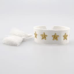 Bohemia Ethnic Style Embroidery Star Logo Bracelet For Women Handmade Woven Tassel Hand Wrist Strap Fashion Jewelry Wholesale