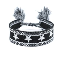 Bohemia Ethnic Style Embroidery Star Logo Bracelet For Women Handmade Woven Tassel Hand Wrist Strap Fashion Jewelry Wholesale