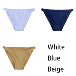 3Pcs/set Women Cotton Panties Female Mesh Underpants Solid Color Bikini Briefs Underwear Ladies Sexy Panty Girls Lingerie