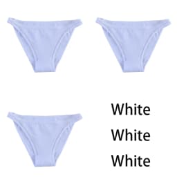 3Pcs/set Women Cotton Panties Female Mesh Underpants Solid Color Bikini Briefs Underwear Ladies Sexy Panty Girls Lingerie