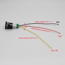 1Pc Car LED DRL Light Radar Power On Off Camera Anti-side Slip Switch Button For VW Golf 6 golf v Jetta MK5 Scirocco Caddy 2011