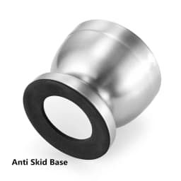LMETJMA Stainless Steel Spice Grinder With Mortar and Pestle Herbs Spice Grinder Bowl Seasoning Mill Pill Crusher KC0245