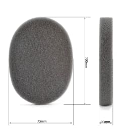 2 Pairs Sound Insulation Cotton Replacement For 3M Worktunes Connect Headphones Accessories Earpads Ear Muffs Repair Parts