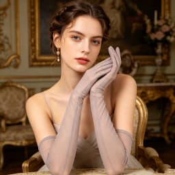 Women Sexy Mesh Transparent Elasticity Stockings Gloves Long Lace Thin Breathable Bar Performance Cosplay Black Pole Dancing