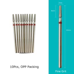 HYTOOS Nail Drill Bits Diamond Cutters for Manicure Cuticle Burr Milling Cutter for Pedicure Nails Accessories Tools