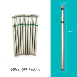 HYTOOS Nail Drill Bits Diamond Cutters for Manicure Cuticle Burr Milling Cutter for Pedicure Nails Accessories Tools
