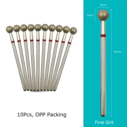 HYTOOS Nail Drill Bits Diamond Cutters for Manicure Cuticle Burr Milling Cutter for Pedicure Nails Accessories Tools