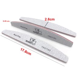 5Pcs Nail File Set Mix Color Professional Sandpaper Cuticle Remover 80/100/150/180/240 Grit Buffer Manicure Tool Kit