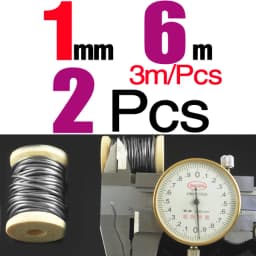 MNFT 2Pcs Dia 0.5 mm/1.0mm Soft Lead Wire Spool for Fly Tying Fishing Material for Weight Line