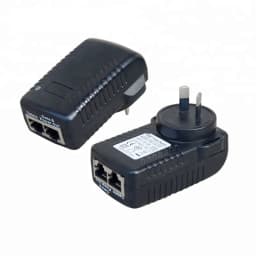 HKBTM POE Injector 48V 24V 12V 24W EU US UK AU Plug For CCTV IP Camera Power Supply Ethernet Adapter Phone AP