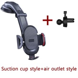 2026 New Universal Sucker Car Phone Holder Windshield Car Dashboard Mobile Cell Support Bracket For IPhone17 16 15 Xiaomi Samsun