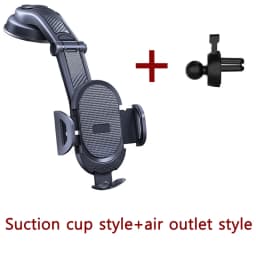 2026 New Universal Sucker Car Phone Holder Windshield Car Dashboard Mobile Cell Support Bracket For IPhone17 16 15 Xiaomi Samsun
