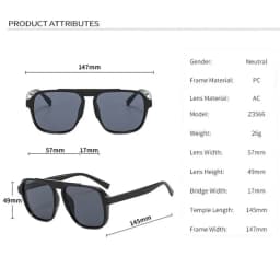 Men Oversized Frame Sunglasses Classic Big Frame Sport Eyeglasses 2026 Vintage Brand Design Shades UV400 Eyewear Trendy Glasses