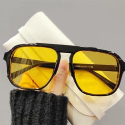 Men Oversized Frame Sunglasses Classic Big Frame Sport Eyeglasses 2026 Vintage Brand Design Shades UV400 Eyewear Trendy Glasses