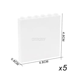 MARUMINE MOC Build Block Part Window Glass House Transparent Wall Panel 87552 87544 60581 87543 59349 Creative Brick Accessories