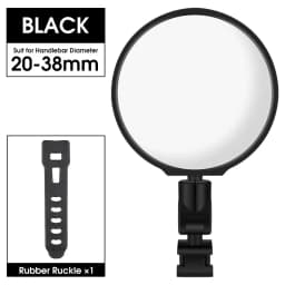 WEST BIKING Universal Bike Rearview Mirror 360 Degree Adjustable Rear View Mirror Cycling Accessories Bicycle Handlebar Mirrors