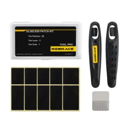Bicycle Glueless Chip Patches Kit Bike Inner Tube Patching Tyre Lever Wheel Repair Tool MTB Glue Free Cold Patch Sealant Fix