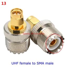 1Pcs PL259 SO239 SL16 UHF Connector SO239 PL259 To BNC SMA N Type Right Angle Male Female Adapter RF Fast Delivery Copper Brass