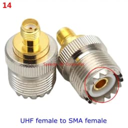 1Pcs PL259 SO239 SL16 UHF Connector SO239 PL259 To BNC SMA N Type Right Angle Male Female Adapter RF Fast Delivery Copper Brass