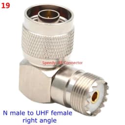1Pcs PL259 SO239 SL16 UHF Connector SO239 PL259 To BNC SMA N Type Right Angle Male Female Adapter RF Fast Delivery Copper Brass