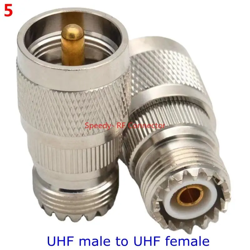 1Pcs PL259 SO239 SL16 UHF Connector SO239 PL259 To BNC SMA N Type Right Angle Male Female Adapter RF Fast Delivery Copper Brass