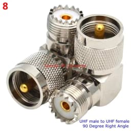 1Pcs PL259 SO239 SL16 UHF Connector SO239 PL259 To BNC SMA N Type Right Angle Male Female Adapter RF Fast Delivery Copper Brass