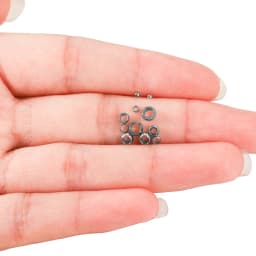 100/120Pcs/lot Stainless Steel Crimp End Beads End Stopper Spacer Terminators Tips For Diy Jewelry Making Findings Accessories