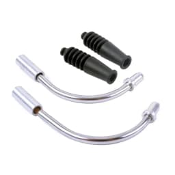 Aluminum Bicycle V Brake Noodles Bend Tube Cable Guide Rubber Head Hose Brake Bicycle Parts MTB Accessory
