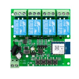 4CH Relay Smart Wireless Wifi Switch Module 7-32V 85-250V 220V 110V 2200W RF433 10A Receiver For Alexa Work With Tuya