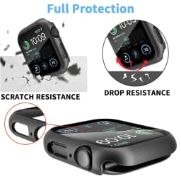 Glass+Cover For Apple Watch Case 11 10 9 8 7 6 SE 5 Accessorie Screen Protector Apple iWatch Serie 44mm 40mm 41mm 45mm 42mm 46mm