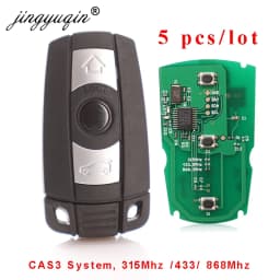 Jingyuqin 5pcs/lot Remote Key for BMW CAS3 System 315MHz / 868Mhz FSK for X5 X6 Z4 1/3/5/7 Series Vehicle Smart Key Control
