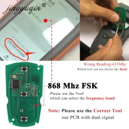 Jingyuqin 5pcs/lot Remote Key for BMW CAS3 System 315MHz / 868Mhz FSK for X5 X6 Z4 1/3/5/7 Series Vehicle Smart Key Control