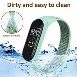 Bracelet for mi band 6 7 Strap Nylon Sport loop watch Belt pulsera correa Mi band 4 Wristband for xiaomi Mi band 5 4 3 Bracelet