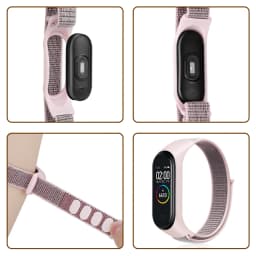Bracelet for mi band 6 7 Strap Nylon Sport loop watch Belt pulsera correa Mi band 4 Wristband for xiaomi Mi band 5 4 3 Bracelet
