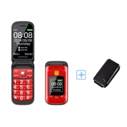 Senior Flip Dual Display Mobile Phone For Elderly Two SIM Card Large Button Speed Dial Flashlight FM Radio Push Button SOS Call